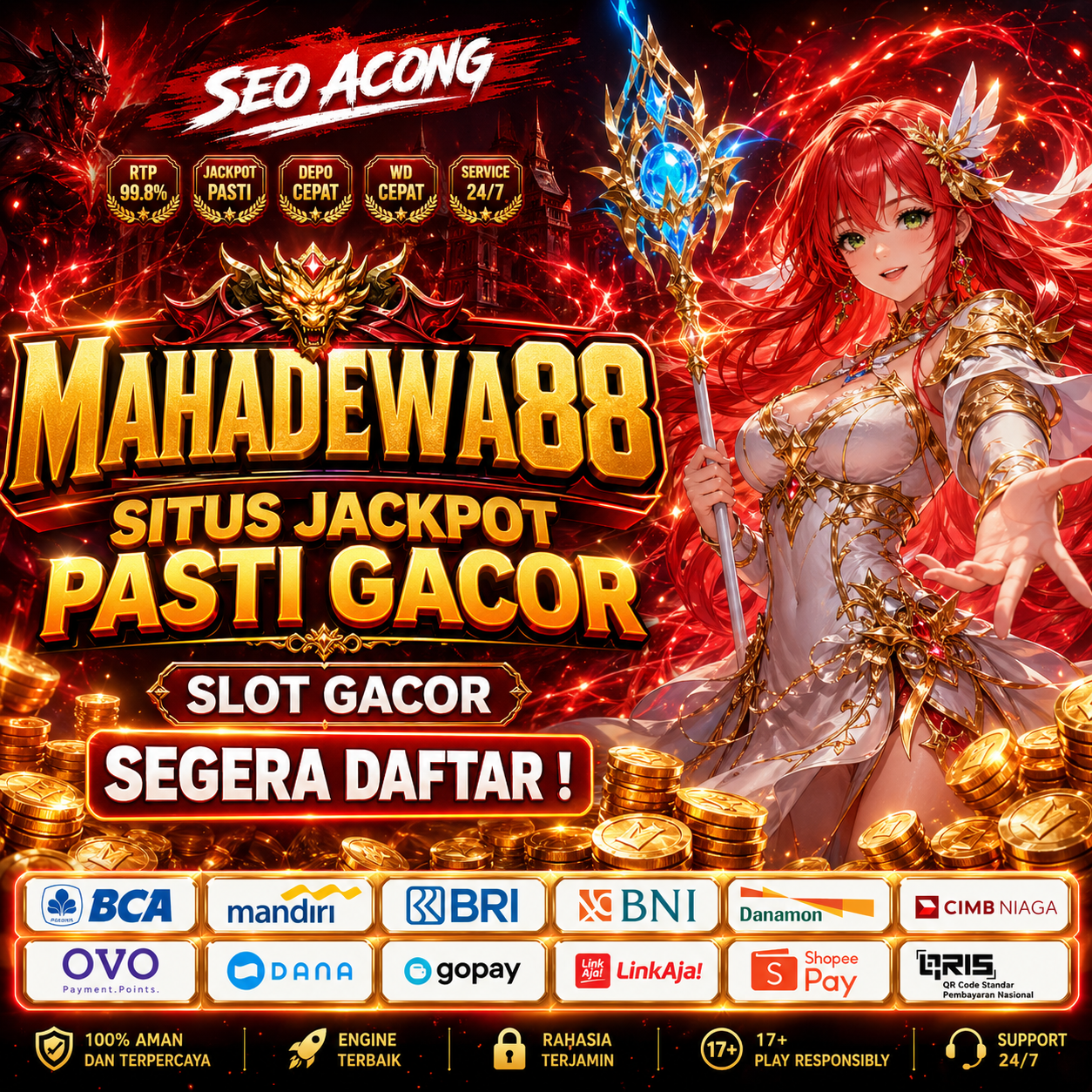MAHADEWA88 : Mesin Pencetak Jackpot Paling Gacor dengan Teknologi Masa Depan